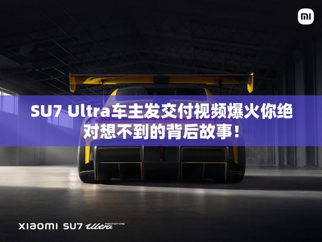 SU7 Ultra车主发交付视频爆火